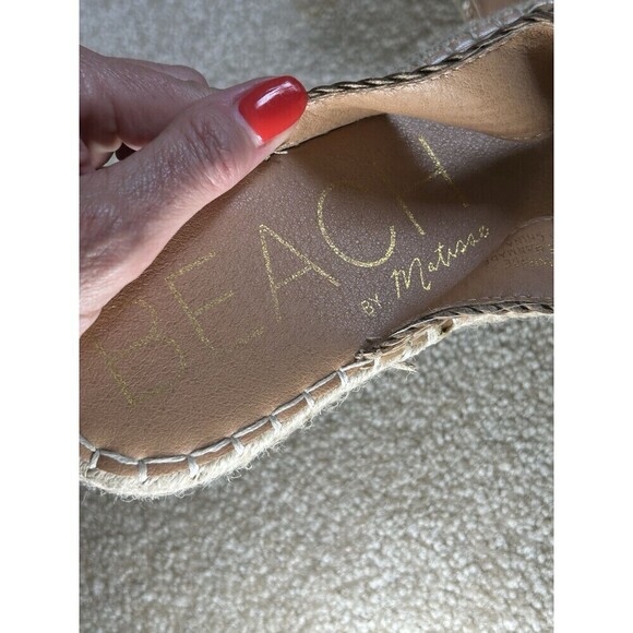 Beach by Matisse Hightide Sandal Size 8 Women’s Flat Espadrille - Picture 7 of 9